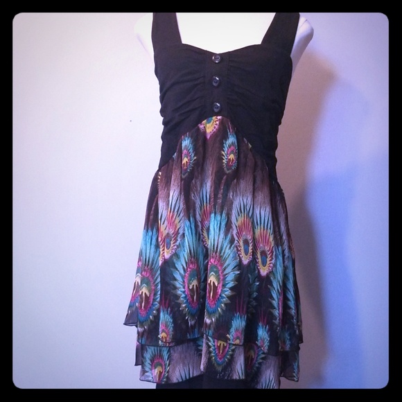 American Rag Dresses & Skirts - American Rag peacock summer dress NWOT